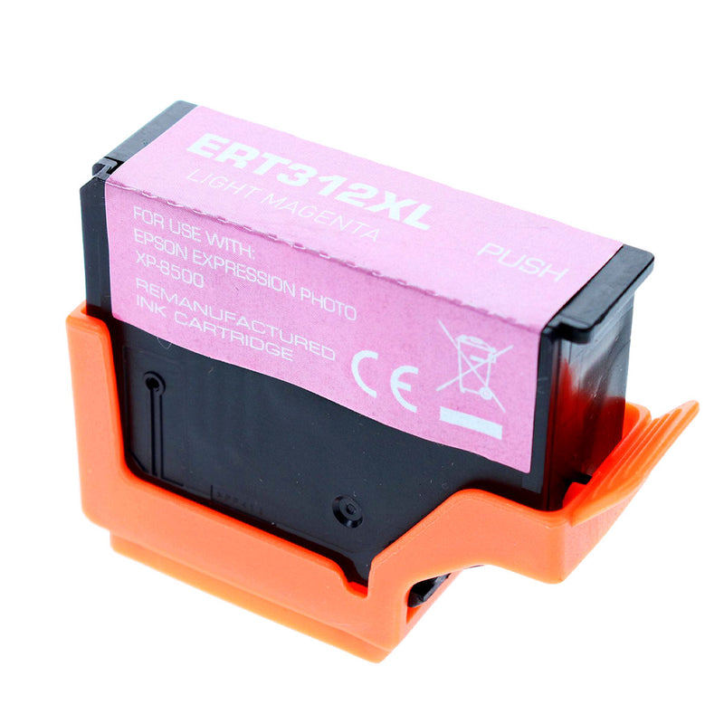 Remanufactured Epson 312XL (T312XL620) InkJet Cartridge, Photo Light Magenta, 500 High Yield