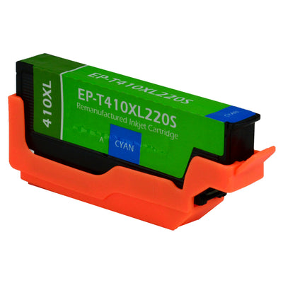 Remanufactured Epson 410XL (T410XL220S) InkJet Cartridge, Cyan, 650 High Yield
