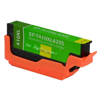 Remanufactured Epson 410XL (T410XL420S) InkJet Cartridge, Yellow, 650 High Yield