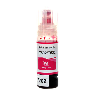Compatible Epson 502 (T502320) Ink Bottle, Magenta, 6000 Yield