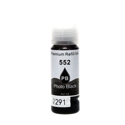 Remanufactured Epson 552 (T552120-S) InkJet Cartridge, Photo Black, 7300 Yield