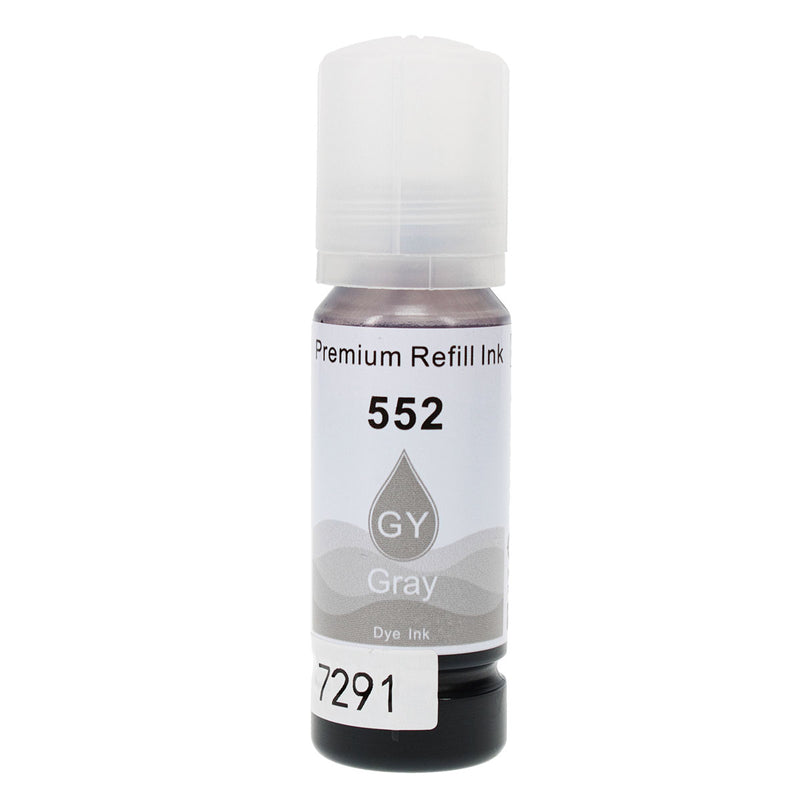 Remanufactured Epson 552 (T552520-S) InkJet Cartridge, Gray, 6200 Yield