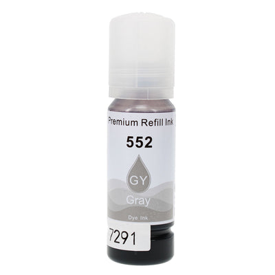 Remanufactured Epson 552 (T552520-S) InkJet Cartridge, Gray, 6200 Yield