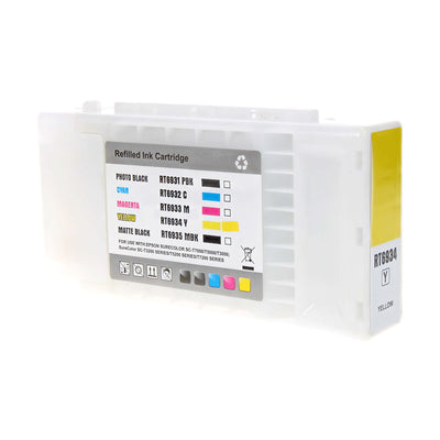 Remanufactured Epson T693400 Wide Format Ink, Yellow, 350ML