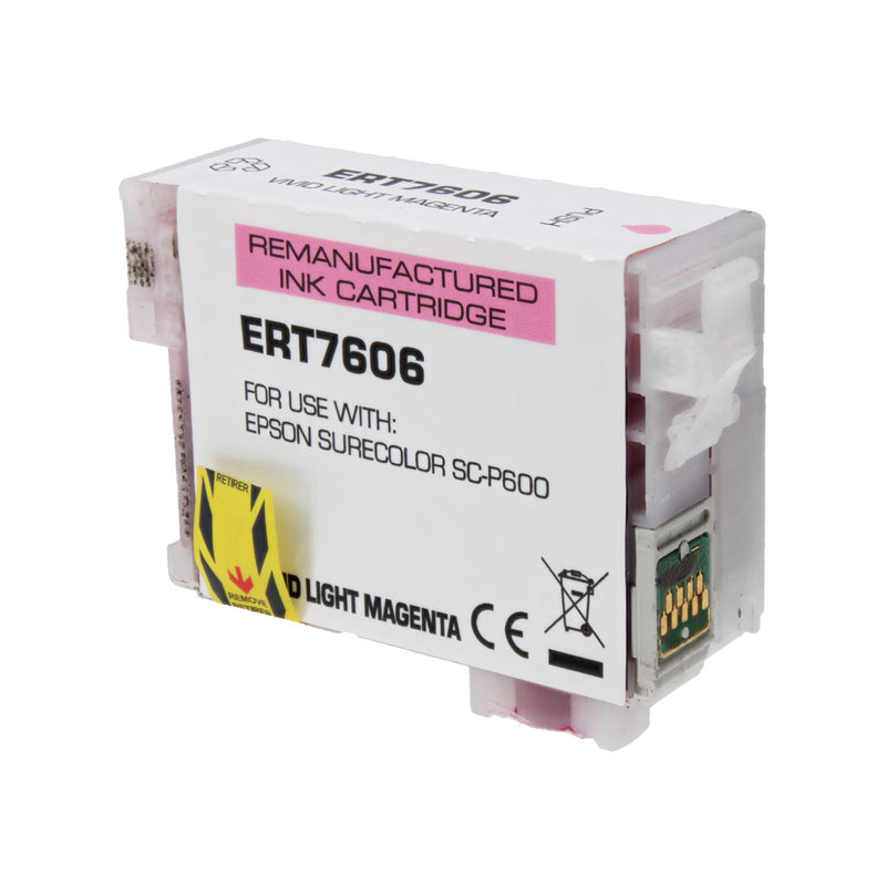 Remanufactured Epson 760 (T760620) Wide Format, Light Manageta, 25.9ml Yield