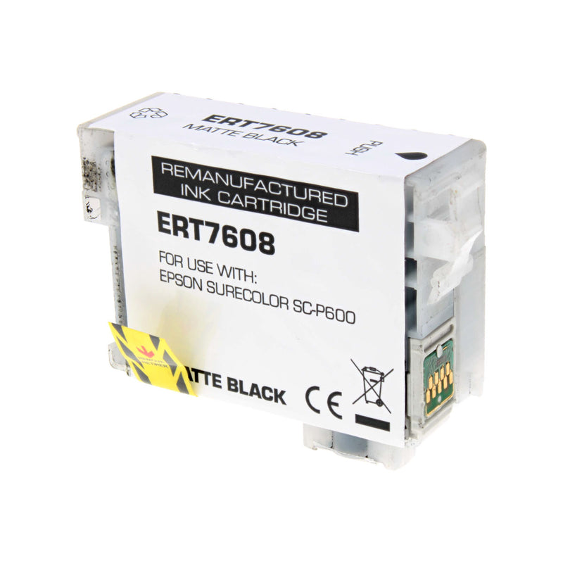 Remanufactured Epson 760 (T760820) Wide Format, Matte Black, 25.9ml Yield