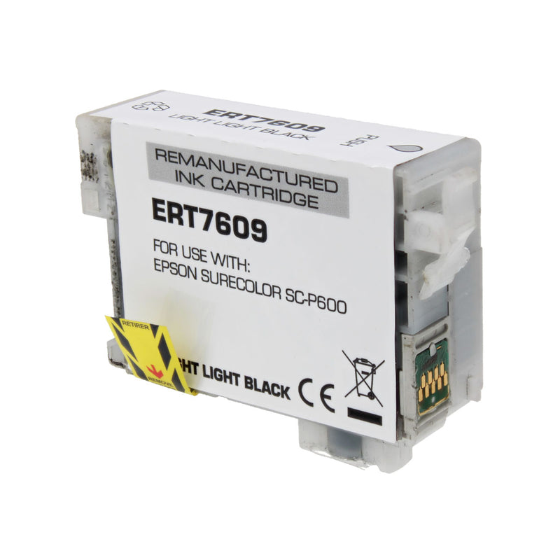 Remanufactured Epson 760 (T760820) Wide Format, Light Light Black, 25.9ml Yield