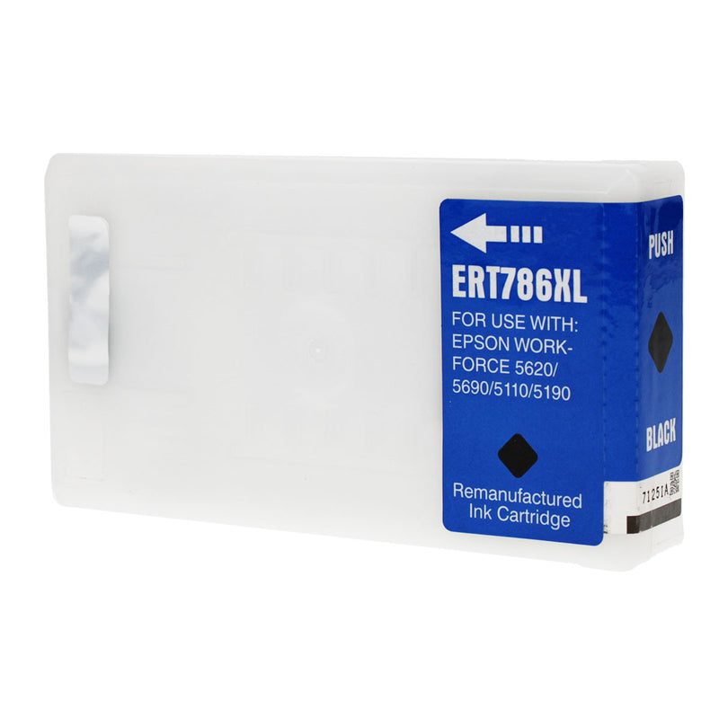 Remanufactured Epson 786XL (T786XL120) InkJet Cartridge, Black, 2600 Ultra High Yield