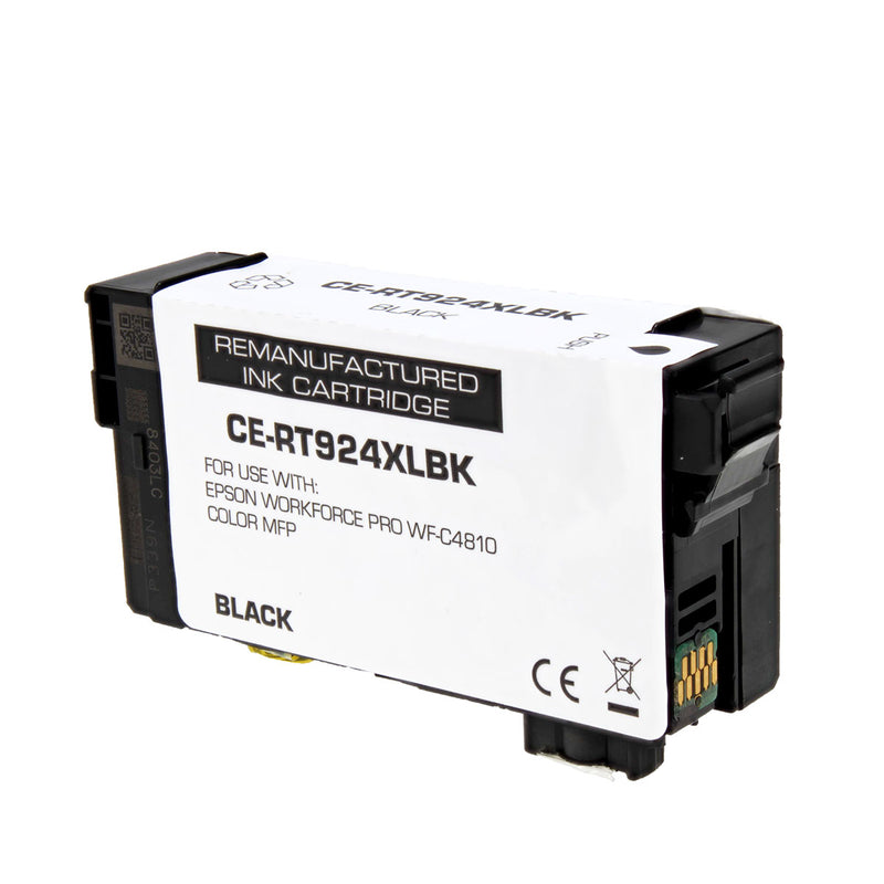 Remanufactured Epson T924XL120 (924XL) Inkjet Cartridge, Black, 2200 High Yield