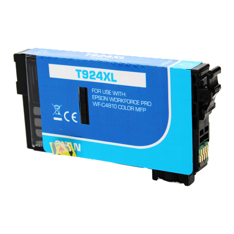 Remanufactured Epson T924XL220 (924XL) Inkjet Cartridge, Cyan, 1700 High Yield