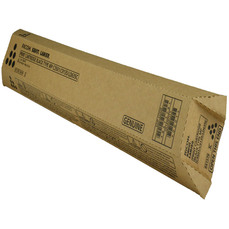 OEM Ricoh 842490 (841578) Toner Cartridge, Black, 22.5K Yield