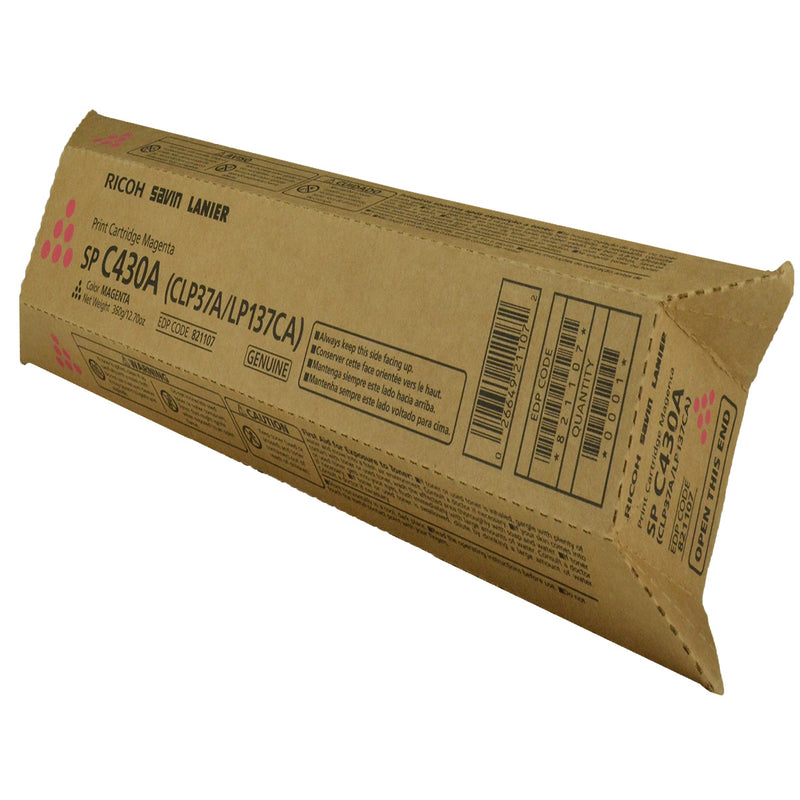 OEM Ricoh  (821107, 821303) Toner Cartridge, Magenta, 21K Yield