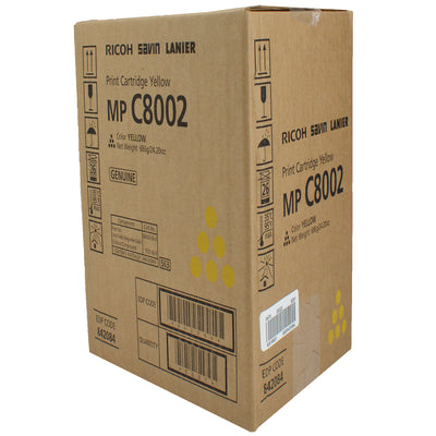 OEM Ricoh  (841781, 842084) Toner Cartridge, Yellow, 29K Yield