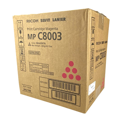 OEM Ricoh  (842198) Toner Cartridge, Magenta, 26K Yield