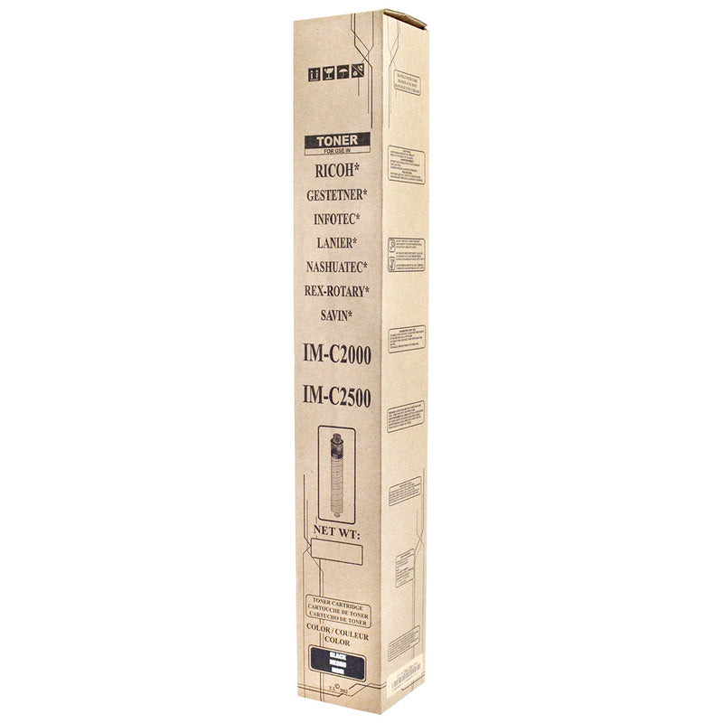 Compatible Ricoh IM C2000 / IM C2500 (842307) Toner Cartridge, Black, 16.5K High Yield, TAA Compliant, Made in USA