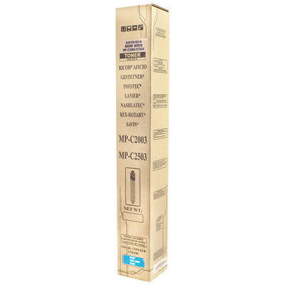 Compatible Ricoh MP C2003 / MP C2004 / MP C2503 (841921) Toner Cartridge, Cyan, 9.5K Yield, TAA Compliant, Made in USA