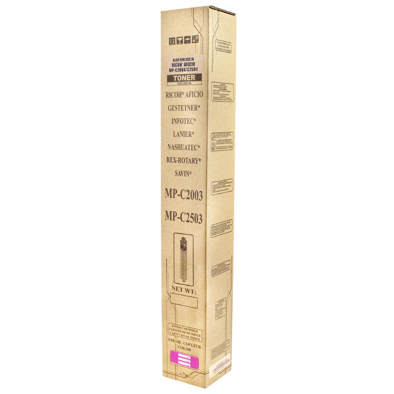 Compatible Ricoh MP C2003 / MP C2004 / MP C2503 (841920) Toner Cartridge, Magenta, 9.5K Yield, TAA Compliant, Made in USA