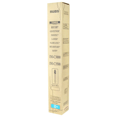 Compatible Ricoh IM C3000 / IM C3500 (842254) Toner Cartridge, Cyan, 19K Yield, TAA Compliant, Made in USA
