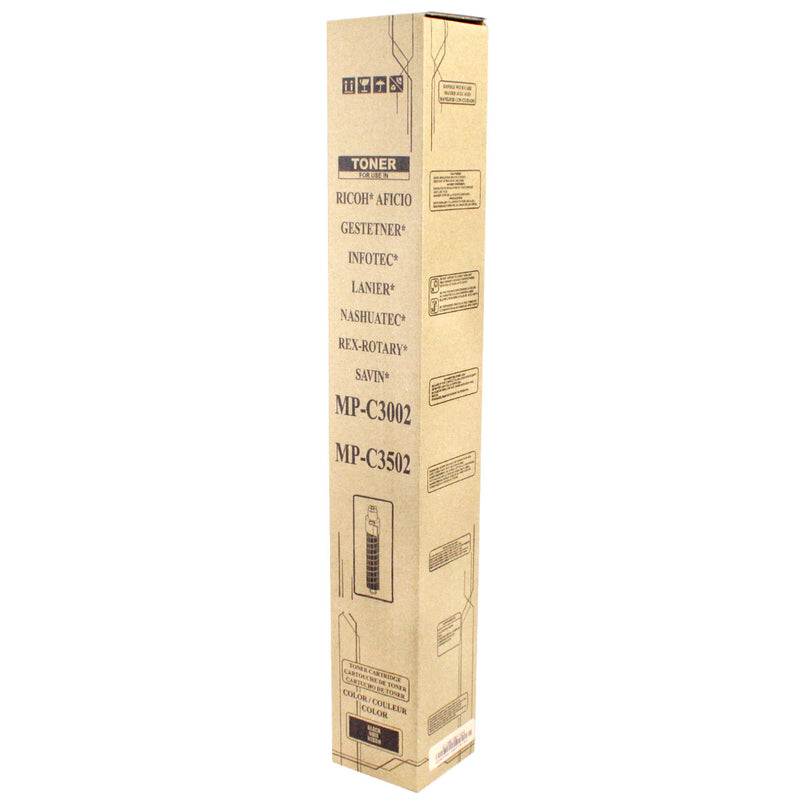 Compatible Ricoh MP C3002 / MP C3502 (841647, 841735) Toner Cartridge, Black, 28K Yield, TAA Compliant, Made in USA