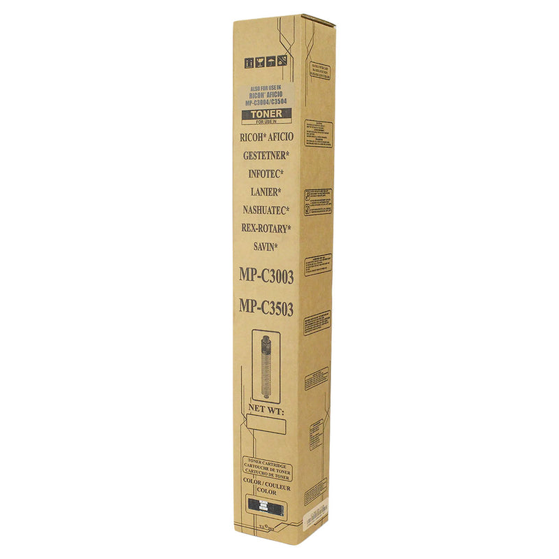 Compatible Ricoh MP C3003 / MP C3004 / MP C3503 (841813) Toner Cartridge, Black, 29.5K Yield, TAA Compliant, Made in USA