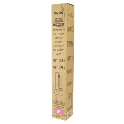 Compatible Ricoh MP C3003 / MP C3004 / MP C3503 (841815) Toner Cartridge, Magenta, 18K Yield, TAA Compliant, Made in USA