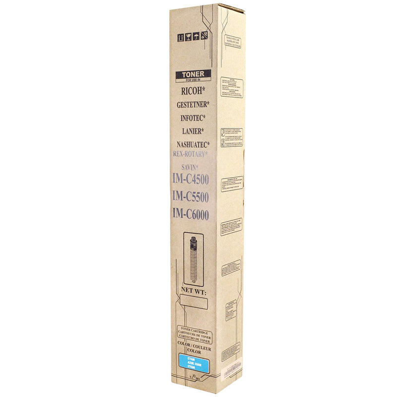 Compatible Ricoh IM C4500 / IM C6000 (842282) Toner Cartridge, Cyan, 22.5K Yield, TAA Compliant, Made in USA