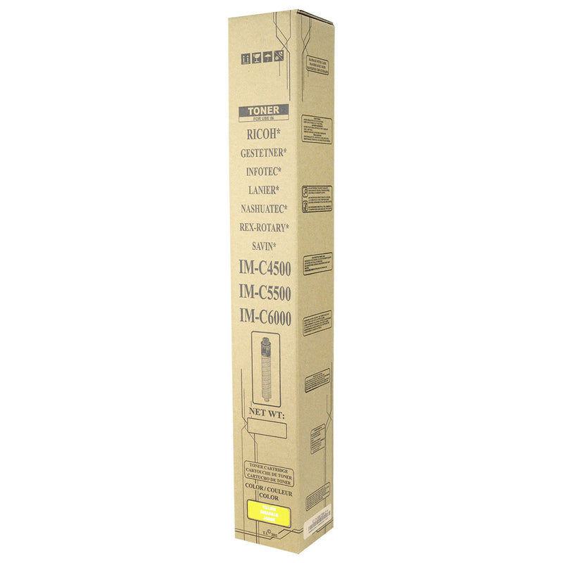 Compatible Ricoh IM C4500 / IM C6000 (842280) Toner Cartridge, Yellow, 22.5K Yield, TAA Compliant, Made in USA