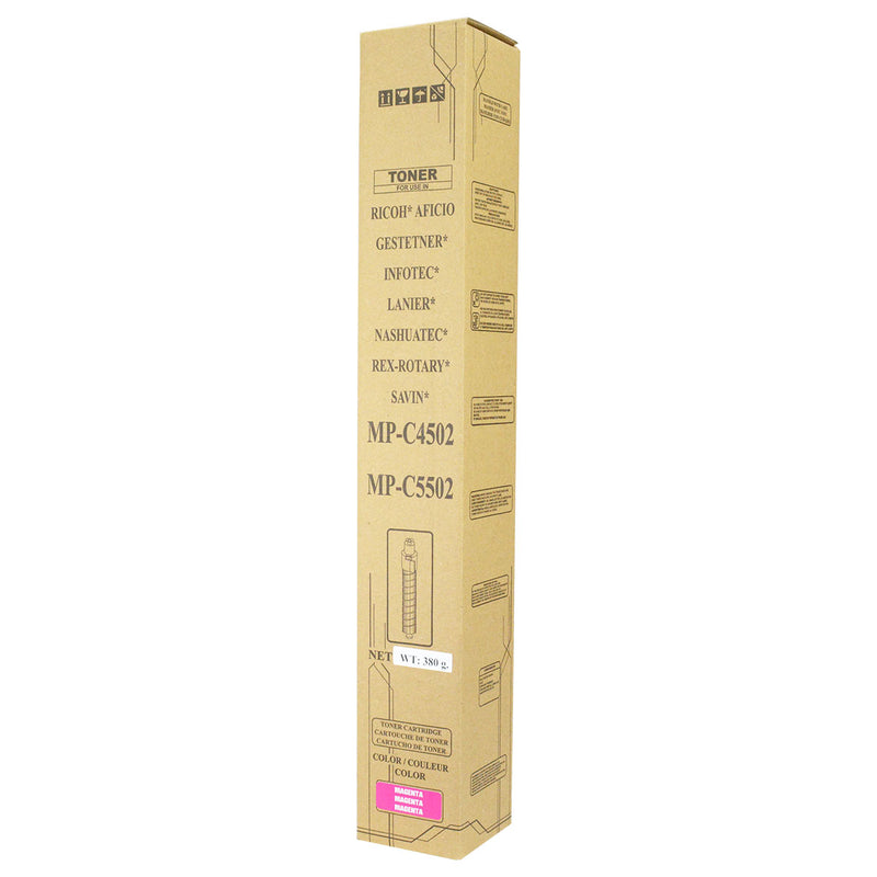 Compatible Ricoh MP C4502 / MP C5502 (841753) Toner Cartridge, Magenta, 22.5K Yield, TAA Compliant, Made in USA
