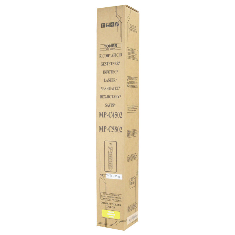 Compatible Ricoh MP C4502 / MP C5502 (841752) Toner Cartridge, Yellow, 22.5K Yield, TAA Compliant, Made in USA
