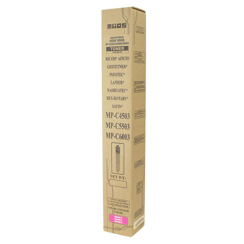 Compatible Ricoh MP C4503 / MP C4503 / MP C4504 (841851) Toner Cartridge, Magenta, 22.5K Yield, TAA Compliant, Made in USA