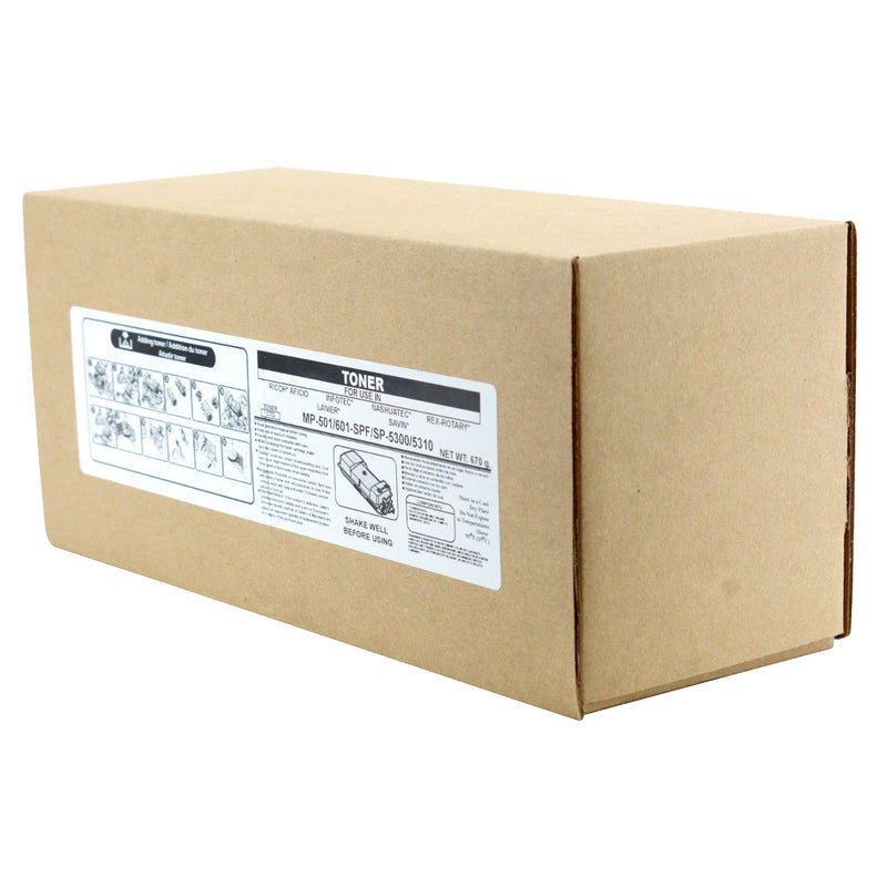 Compatible Ricoh MP 601 (407823) Toner Cartridge, Black, 25K Yield, TAA Compliant, Made in USA