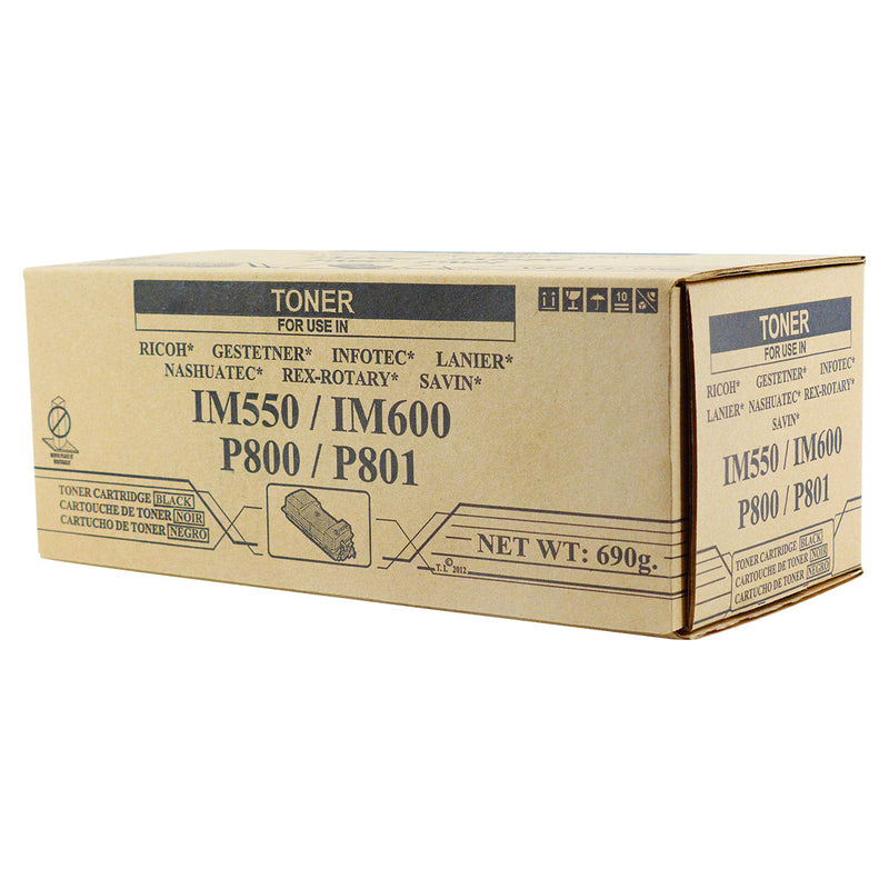 Compatible Ricoh IM 600 (418477) Toner Cartridge, Black, 25.5K Yield, TAA Compliant, Made in USA