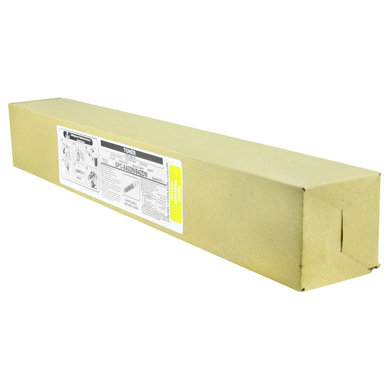 Compatible Ricoh SP C840A (821256) Toner Cartridge, Yellow, 34K Yield, TAA Compliant, Made in USA