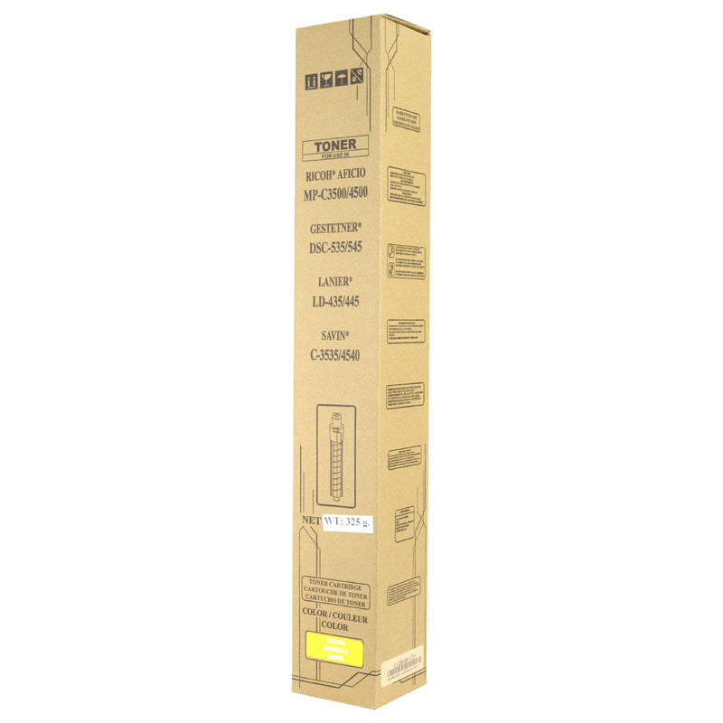 Compatible Ricoh MP C3500 / MP C4500 (841343) Toner Cartridge, Yellow, 17K High Yield, TAA Compliant, Made in USA