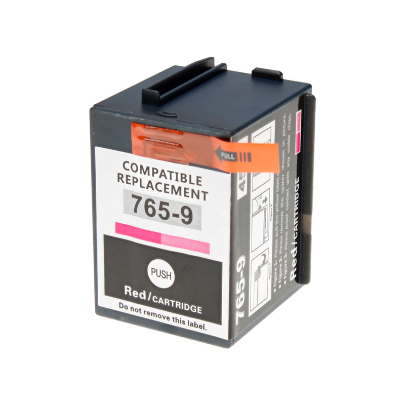 Remanufactured Pitney Bowes DM300 DM400 G900 (765-9) InkJet Cartridge, Fluorescent Red, 8000 Impressions