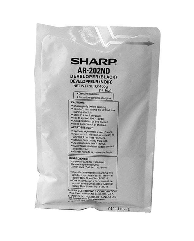 OEM Sharp AR-201ND (AR202ND) Developer, Black, 30K Yield