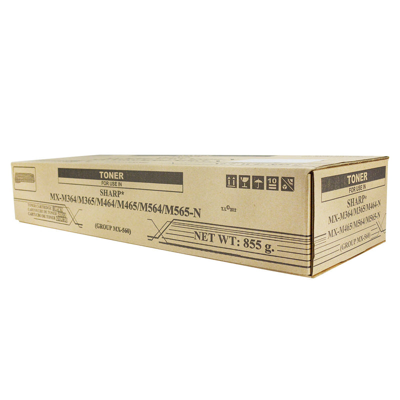 Compatible Sharp MX-M2630 / MX-M3050 (MX-560NT) Toner Cartridge, Black, 40K Yield, TAA Compliant, Made in USA