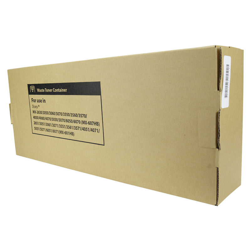 Compatible Sharp MX-607HB (MX-601HB) Waste Toner Container, TAA Compliant, Made in USA