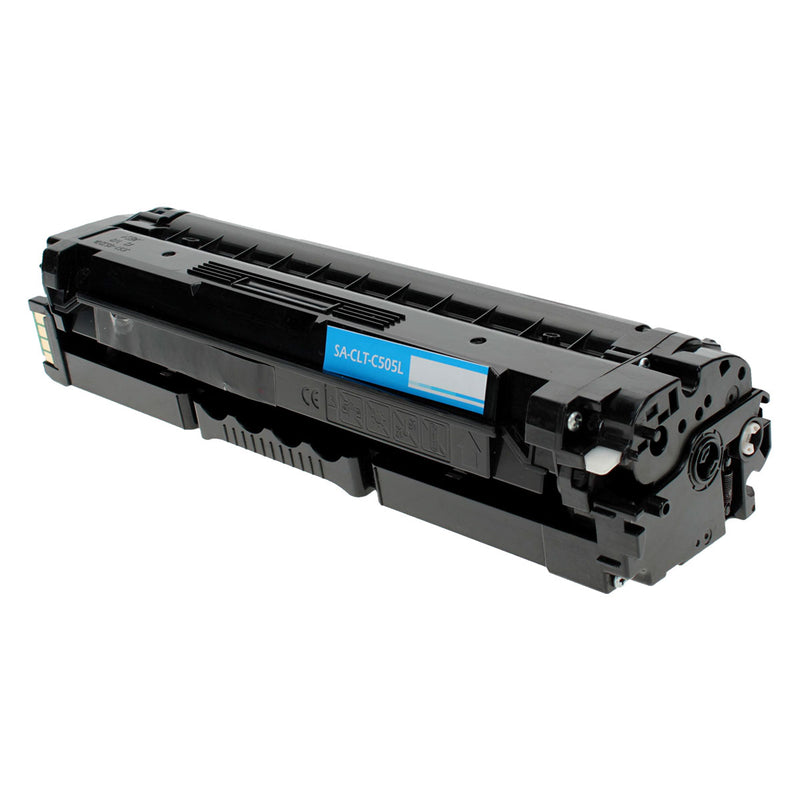 Compatible Samsung C505L (CLT-C505L) Toner Cartridge, Cyan, 3.5K High Yield