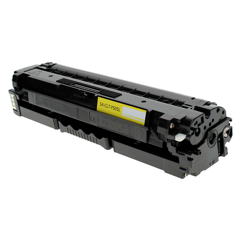 Compatible Samsung Y505L (CLT-Y505L) Toner Cartridge, Yellow, 3.5K High Yield