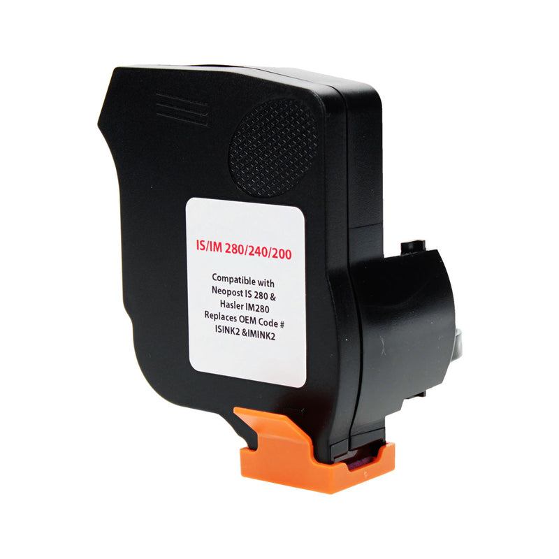 Remanufactured Neo Post Neopost IS-280 (ISINK2) InkJet Cartridge, Red, 2500 Impressions