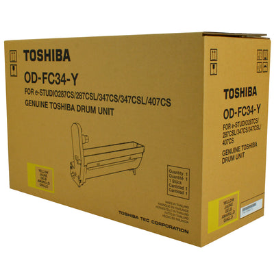 OEM Toshiba OD-FC34-Y (ODFC34Y) Drum Unit, Yellow, 30K Yield