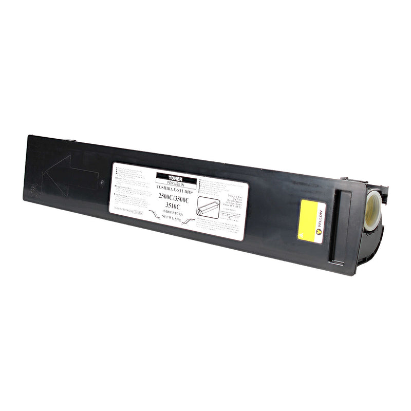 Compatible Toshiba e-STUDIO 2500 3500 3510 (T-FC35-Y) Toner Cartridge, Yellow, 21K Yield, TAA Compliant, Made in USA