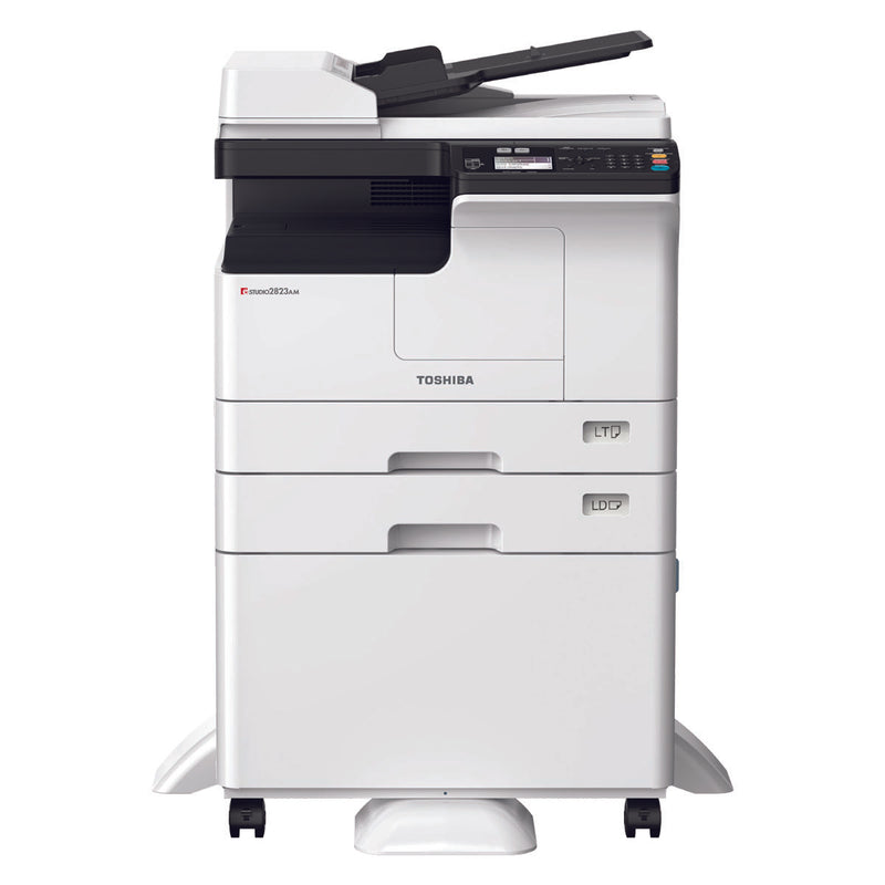 OEM Toshiba e-STUDIO 2823AM (ESTUDIO 2823AM) MFP, 28 ppm Monochrome, Print, Copy, Scan, Starter Cartridge, With Developer