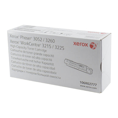 OEM Xerox 106R02777 (106R2777) Toner Cartridge, Black, 3K Yield