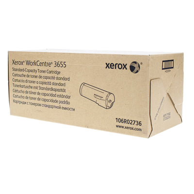 OEM Xerox 106R02736 (106R2736) Toner Cartridge, Black, 6.1K Yield