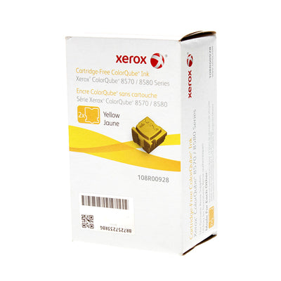 OEM Xerox 108R00928 (108R928) Inkjet, Yellow, 4.4K Yield, 2 Cartridge Value Pack