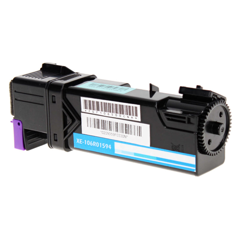 Compatible Xerox Phaser 6500 WorkCentre 6555 (106R01594) Toner Cartridge, Cyan, 2.5K High Yield