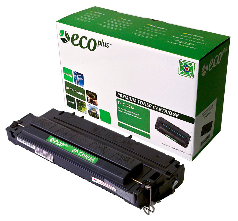 EcoPlus HP 03A (C3903A) Toner Cartridge, Black, 4K Yield, Made in USA