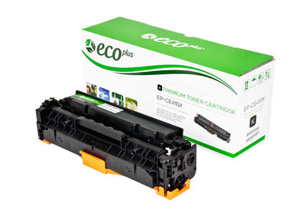 EcoPlus HP 305X (CE410X) Toner Cartridge, Black, 4K High Yield